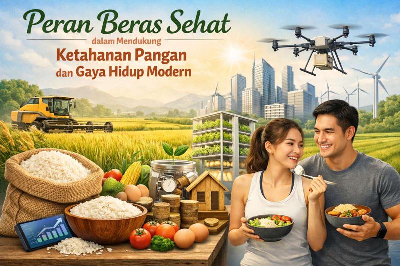 Peran Beras Sehat dalam Mendukung Ketahanan Pangan dan Gaya Hidup Modern