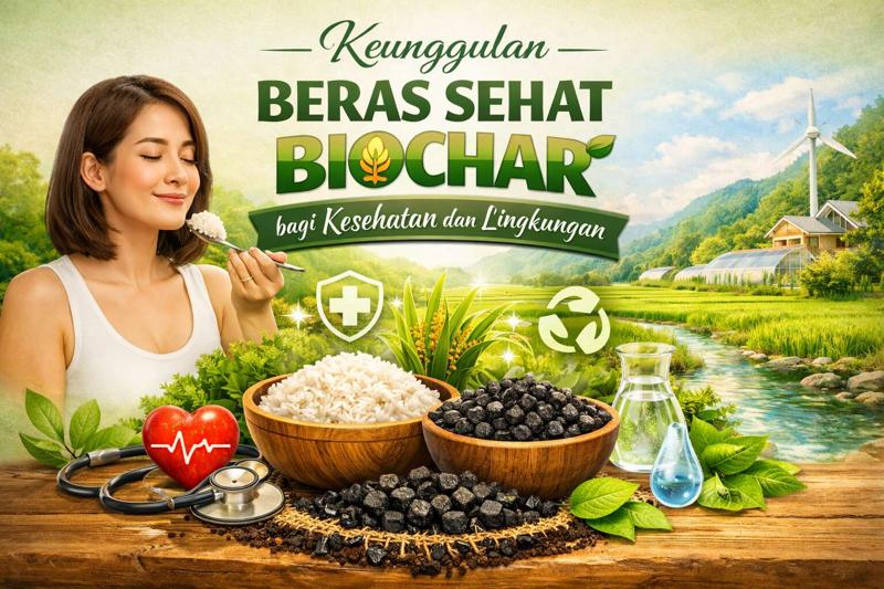 Keunggulan Beras Sehat Biochar bagi Kesehatan dan Lingkungan