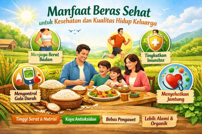 Manfaat Beras Sehat untuk Kesehatan dan Kualitas Hidup Keluarga